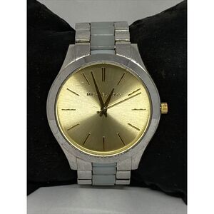 Michael Kors MK4295 Women's Stainless Steel Analog Gold Dial Quartz Watch WO680